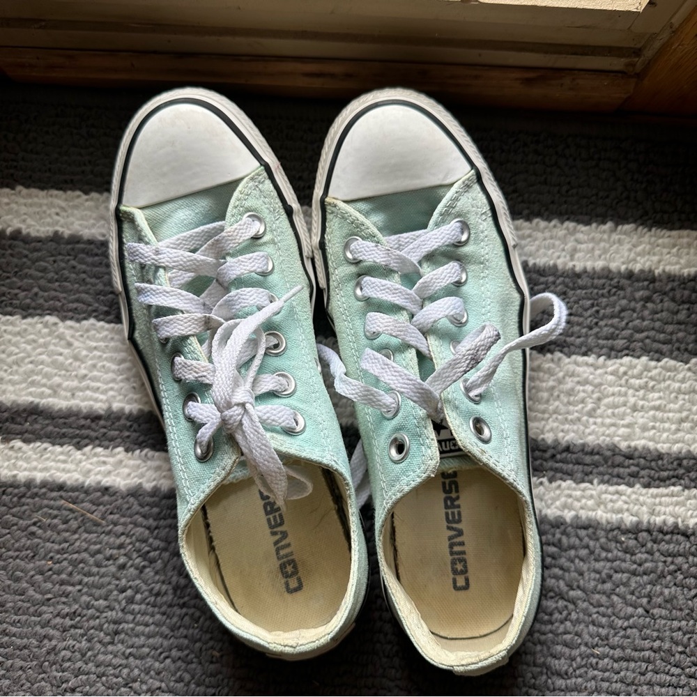 Mint Low Rise Converse